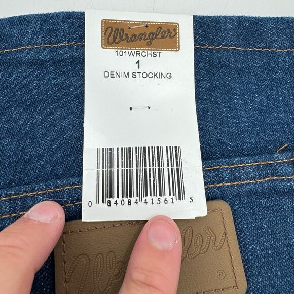 NWT Wrangler Denim Stocking - Picture 2 of 5